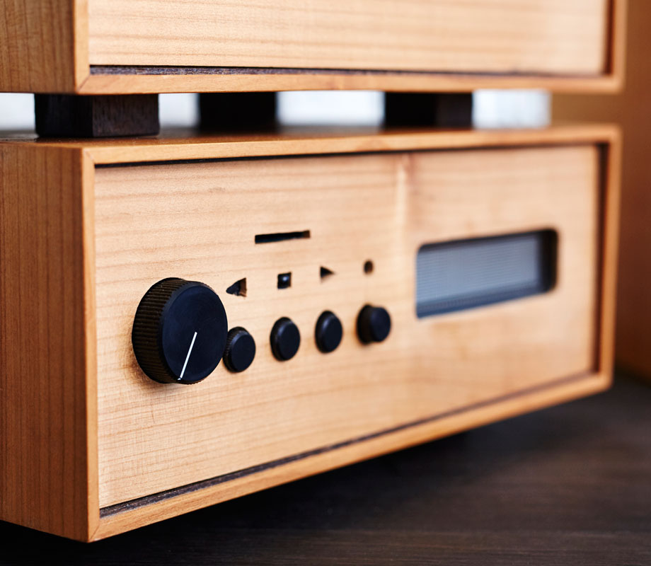 Musikanlage – Tischlerarbeit Jasper Seemann