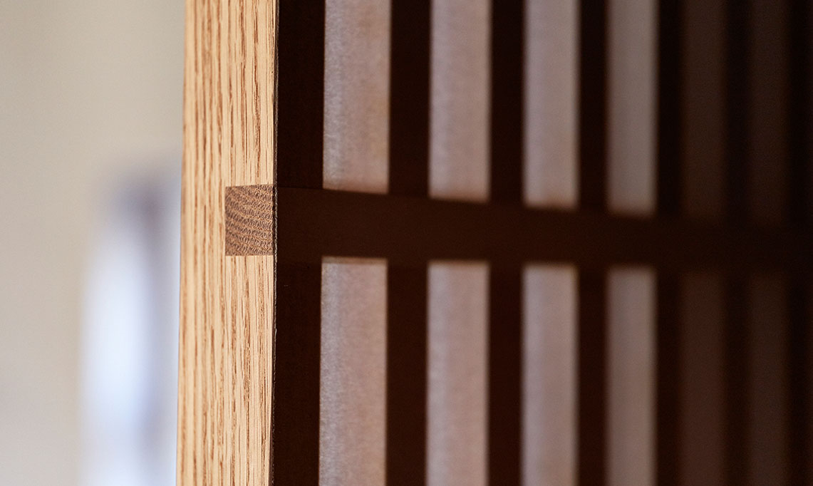 Shoji-Wand – Tischlerarbeit Jasper Seemann